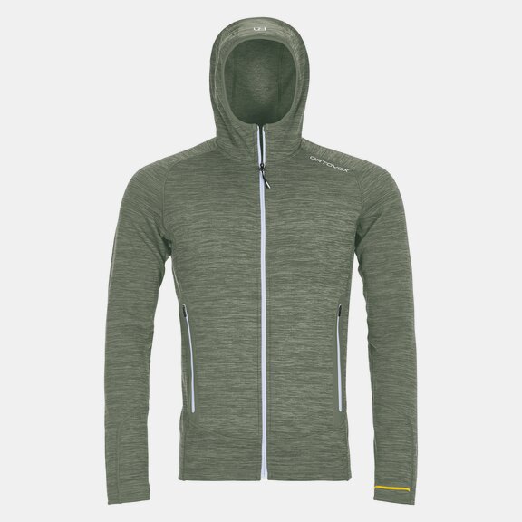ORTOVOX FLEECE LIGHT MELANGE HOODY M Hoodies ORTOVOX